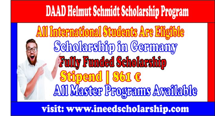 DAAD Helmut Scholarship