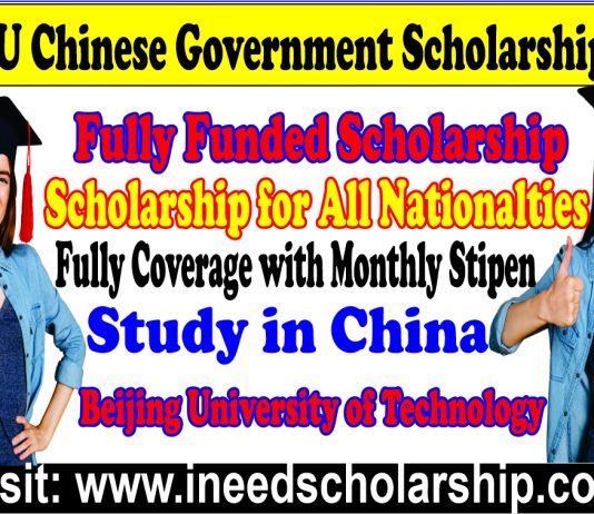 Beijing University of Technology CSC Scholarship-China Scholarship-2021