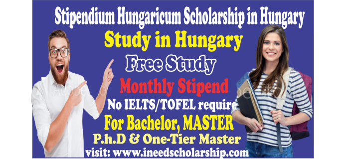 Stipendium Hungaricum Scholarship 2021 Scholarship in Hungary
