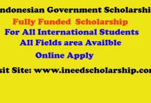Indonesian Government Scholarship in Indonesia 2021