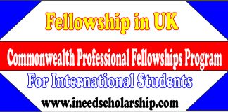 Commonwealth Professional Fellowships Program in UK