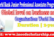World Bank Junior Professional Associates Program