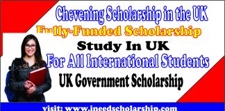 Chevening Scholarship in the UK