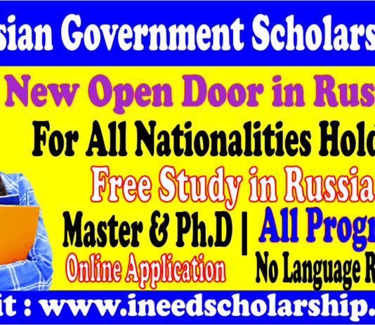 Russian Government Scholarship