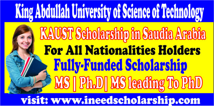 KAUST Scholarship in Saudi Arabia