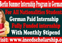 Berlin Summer Internship Program