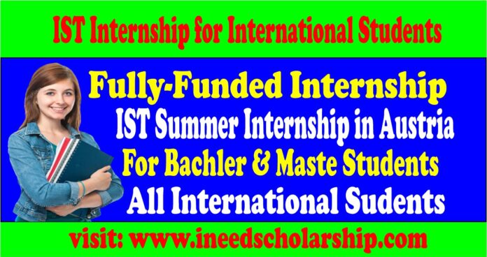 IST Summer Internship