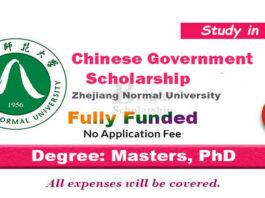 ZJNU Scholarship