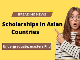 Asian Countries Scholarships