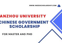Lanzhou University CSC Scholarship