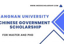 Jiangnan University Scholarship